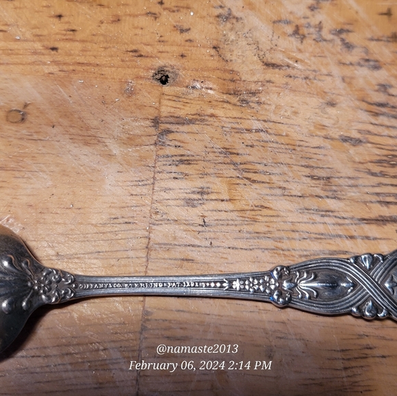 1889 Tiffany & Co.  Saint James Spoon Ring in Sterling Silver Luxury jewelry #77 - Picture 15 of 16